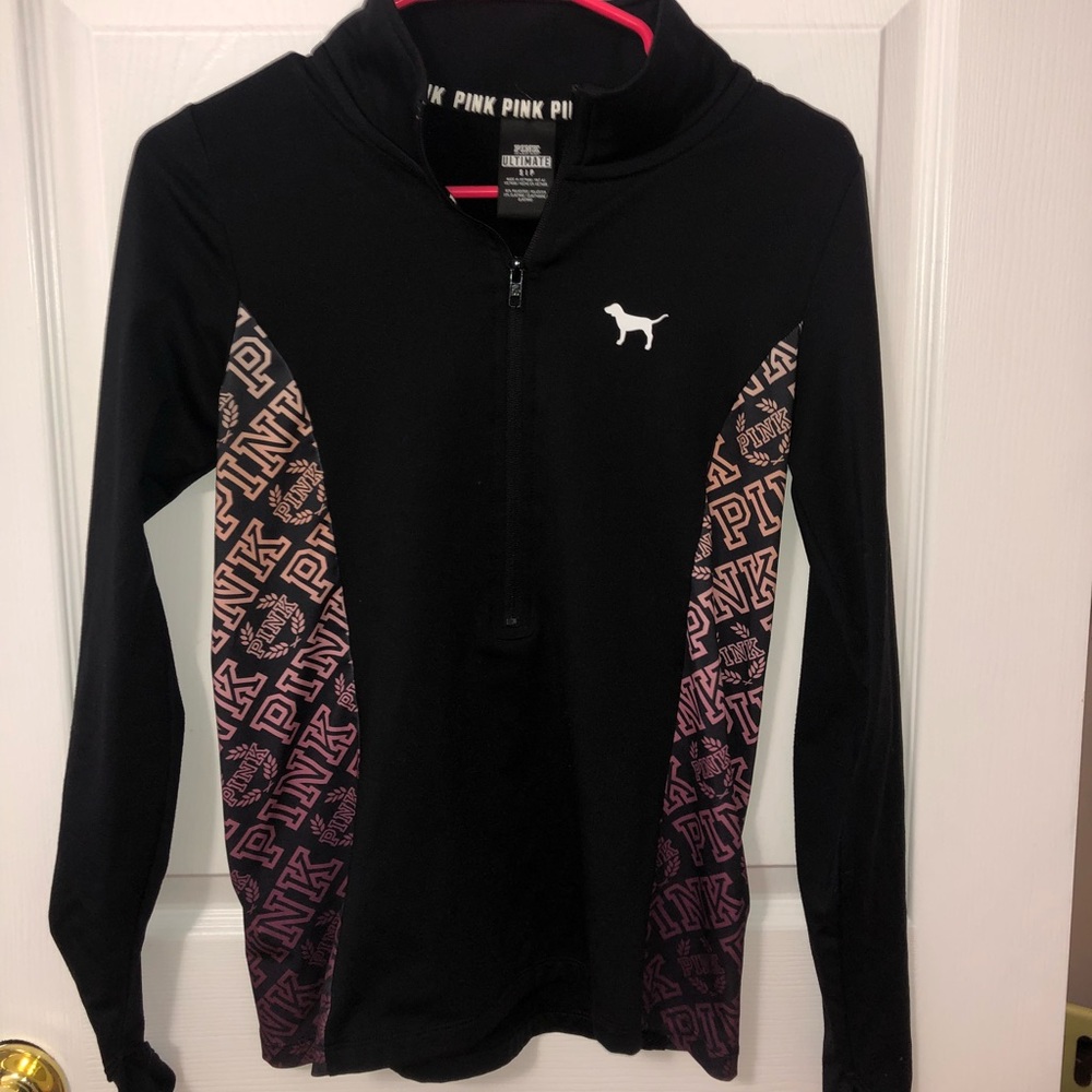 Pink Half Zip sweater